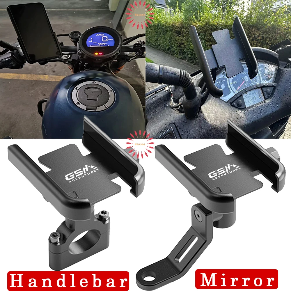 

Для BMW GS ADVENTURE ADV мотоцикл универсальное зеркало на руль держатель мобильного телефона GPS подставка кронштейн аксессуары с ЧПУ