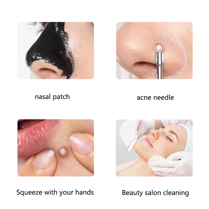 ﻿   Dispositivo di bellezza Elettrico Cura della pelle del viso Rimozione di punti neri Pulizia dei pori Aspirapolvere Detergente per pori del viso