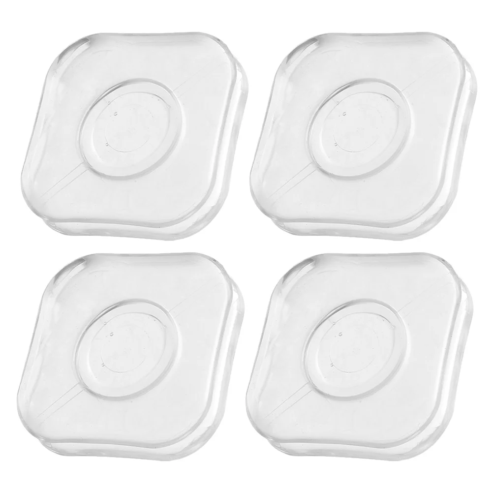 

4Pcs Phone Holder Car Silicone Pads Sticky Gel Reusable Anti Slip Pad Dashboard Organizer Car Office Home Cable Management