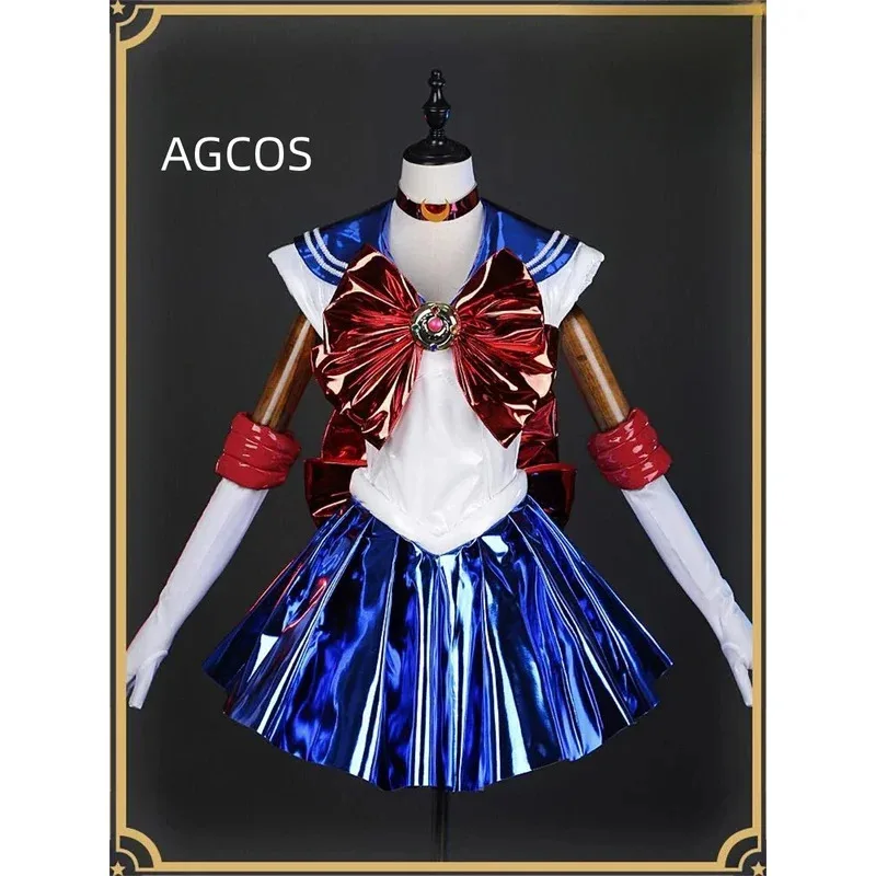 

AGCOS Sailor Moon Tsukino Usagi 30th Anniversary Cosplay Costume Princess Serenity Combats Dress Anime Roleplay Sexy Uniforms