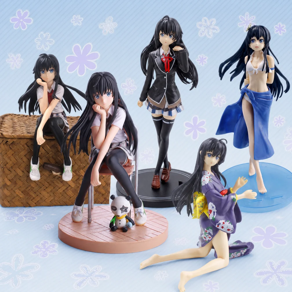 Neue Figuren-Kollektion: 5 Stile Hochwertige Yukino Anime-Figuren, Liebenswerte Stehende Modelle aus My Teen Romantic Comedy SNAFU, PVC-Actionfiguren