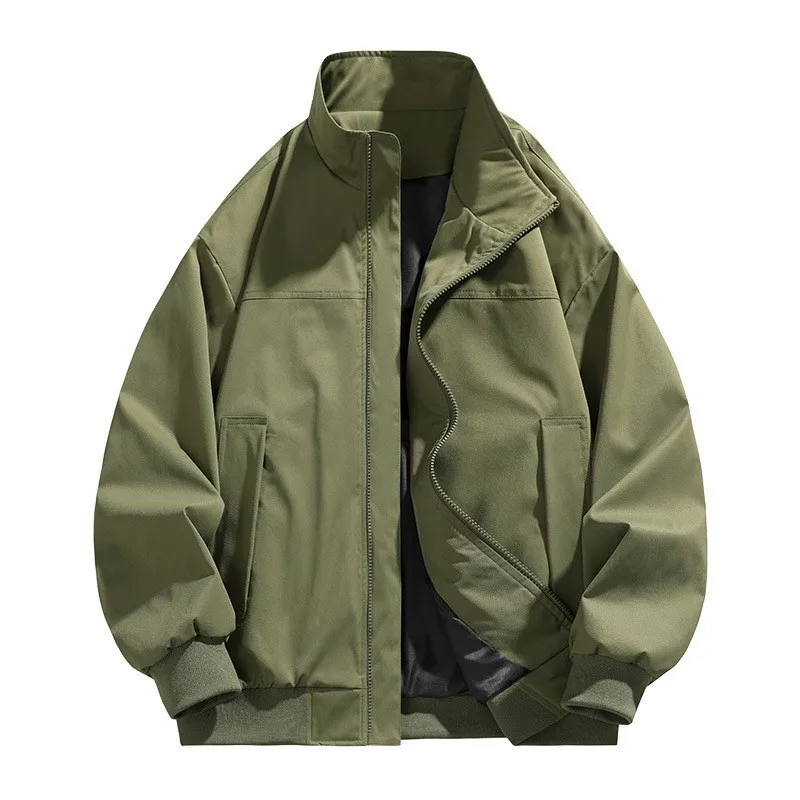 

Men's new jacket casual fashion stand-up collar outdoor sports jacket windproof tide boarding suit spring and autumn