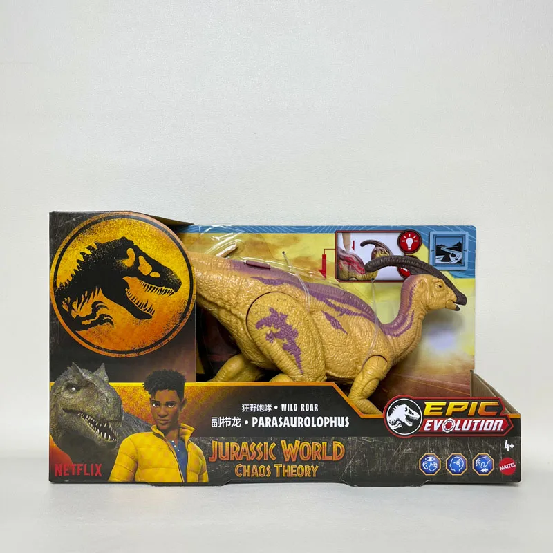 Mattel Jurassic World , chaos theory,wild roar,Parasaurolophus ,HTK75