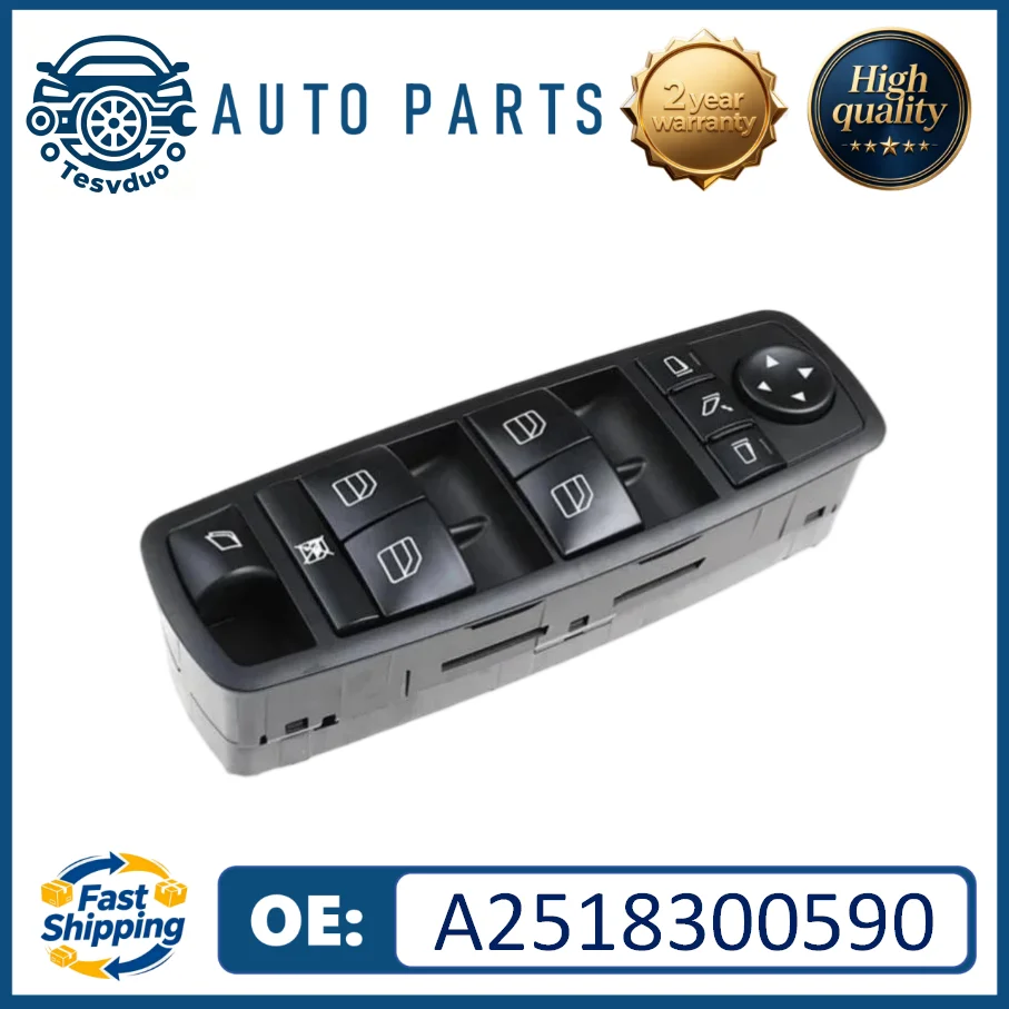 A2518300590 Window Control Switch For 2007-2012 Mercedes-Benz GL350 GL450 GL550 R350#2518300590