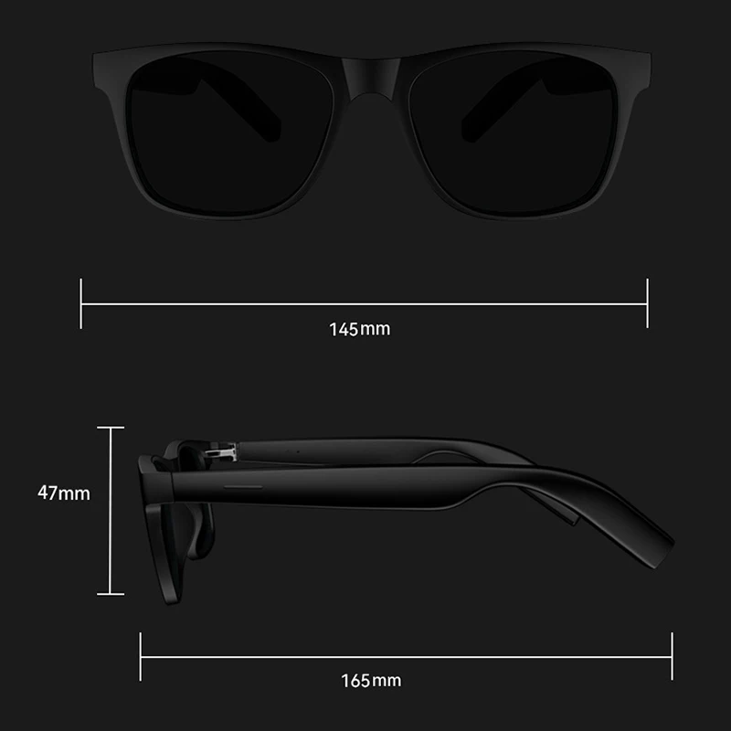 Xiaomi Smart Glasses Assistente vocale Chiamata Bluetooth Occhiali alla moda Durata della batteria a lunga durata Occhiali da sole per sport all'aria aperta 2026 Nuovo