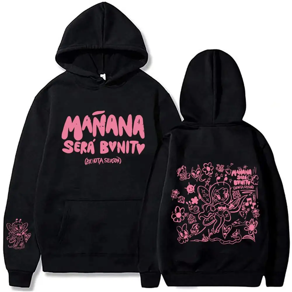 New Female Singer Karol G Hoodies Manana Sera Bonito Printing Hoodie Bichota Multi-colors Sweatshirts Y2k  Hoody for Men Women