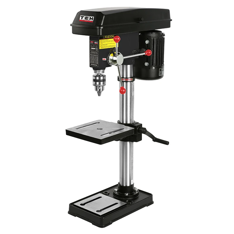 TEH Bench Drill Press Machine  840mm Height, 200*200mm Table, 58mm Column Diameter for Precision Drilling
