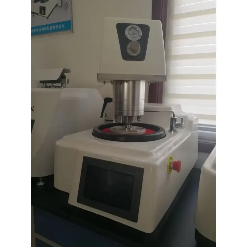 HSTMopao3T Automatic Single-Disc Pneumatic Metallographic Grinding Polishing Machine Individual Pressure Loading Electronic