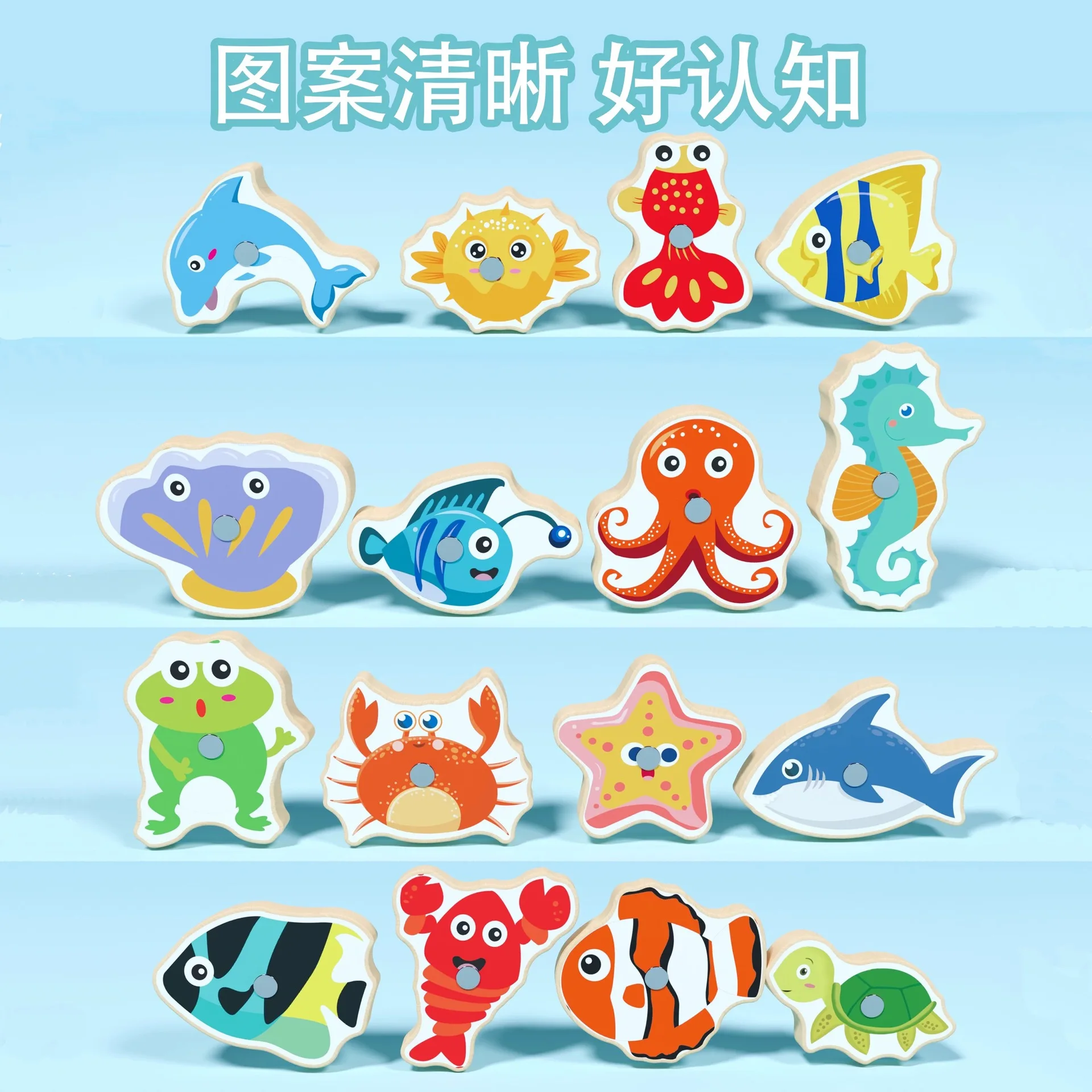 ألعاب تعليمية للأطفال ألعاب صيد مغناطيسية خشبية أبجدية رقمية ألعاب صيد معرفية لرياض الأطفال لعبة الوالدين والطفل