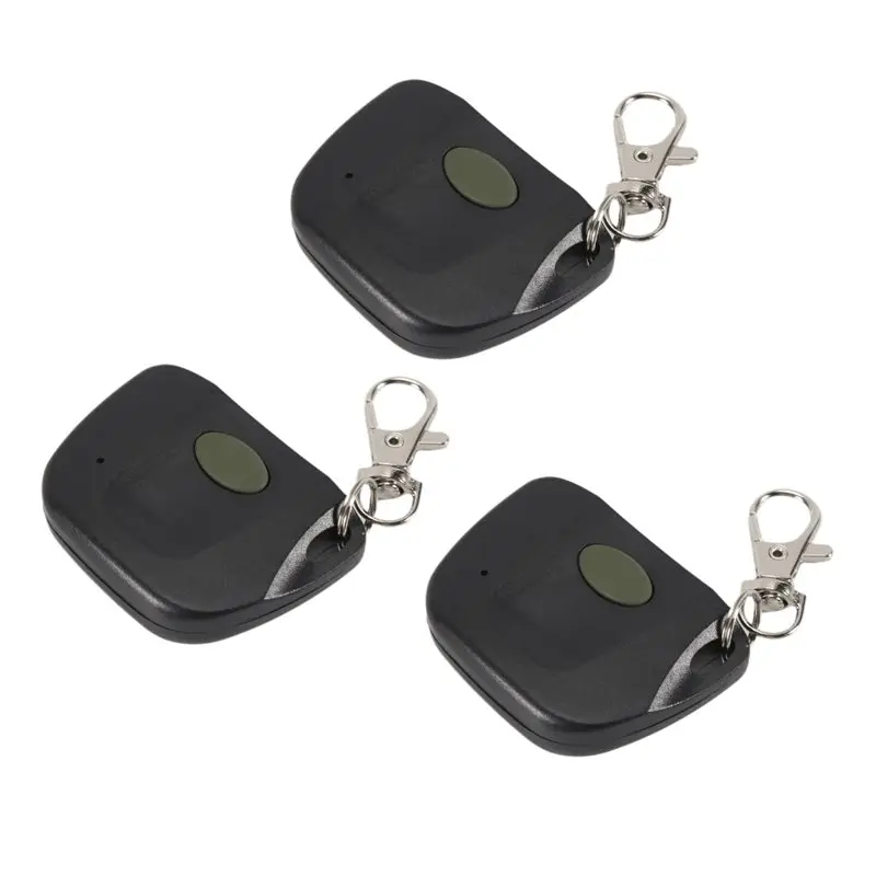 X12A-3 PCS Garage Door Remote Compatible With Multicode 300Mhz 10 Dip Switch 3089 3060 3070 Gate Opener With Keychain