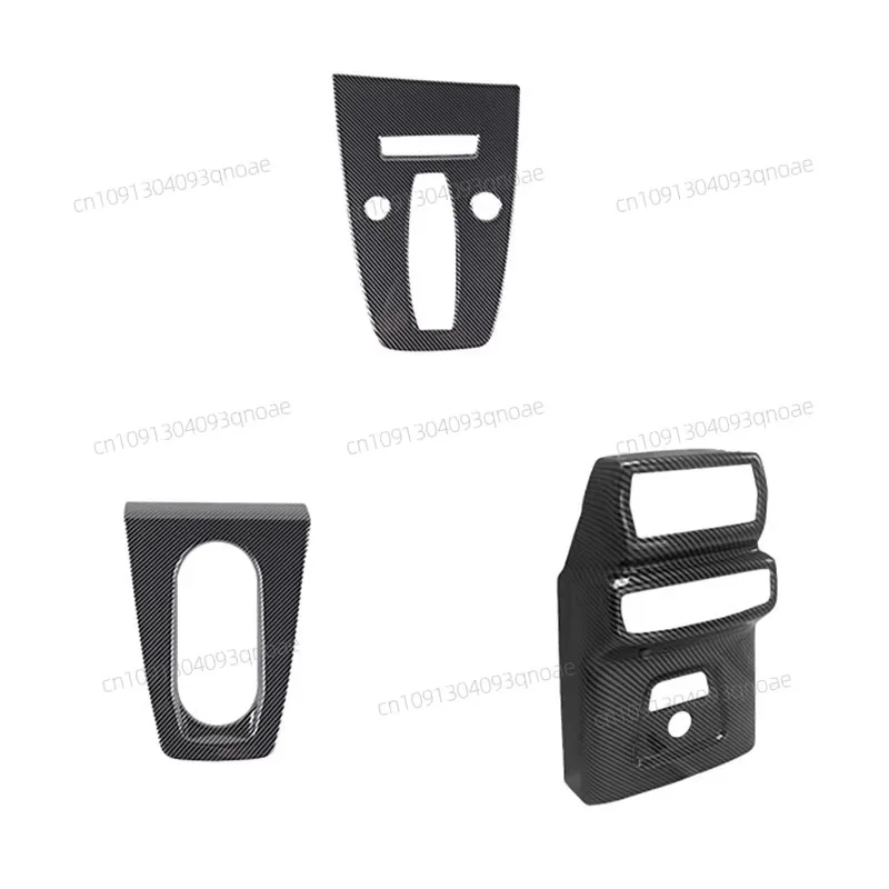 Car Gear Shift Panel Protection Cover, Interior Cup Holder, Decoration Sticker, Styling Accessories for Q4 e-tron 2021-2025