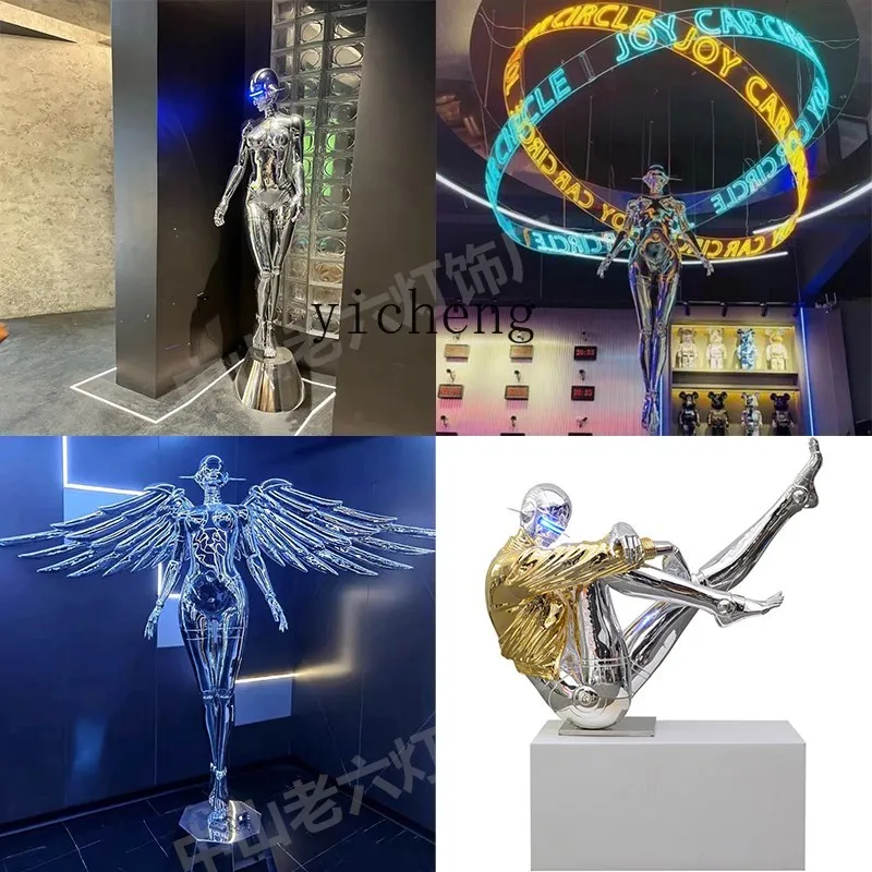 w28  Empty Mountain Base Ornament Future Machinery Ji Muse y Sculpture Art Decoration Ornament