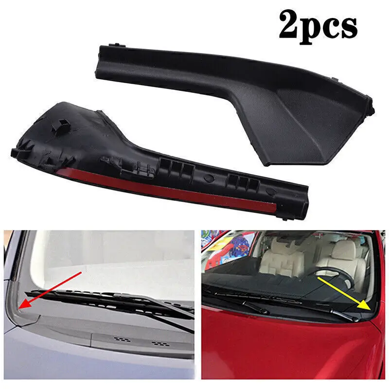 

For NISSAN 2007-2012 Versa-Cowl Grille Grill Car Outer Cover Driver+Passenger Side 66895-EL000 66894-EL000 2Pcs