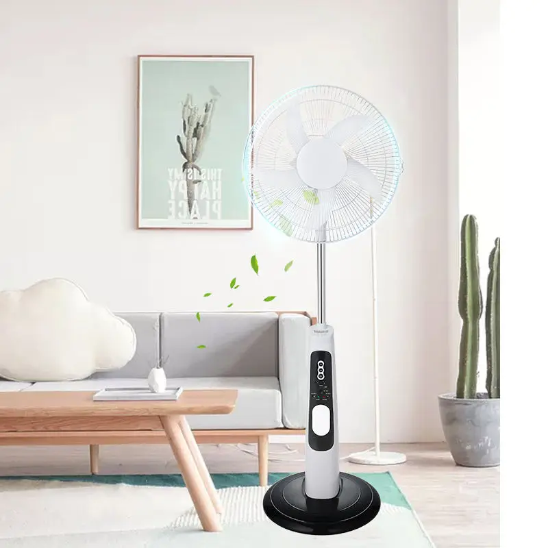 

Wholesale High Quality Emergency Fan With Light Rechargeable Stand Fan Battery Rechargeable Fan