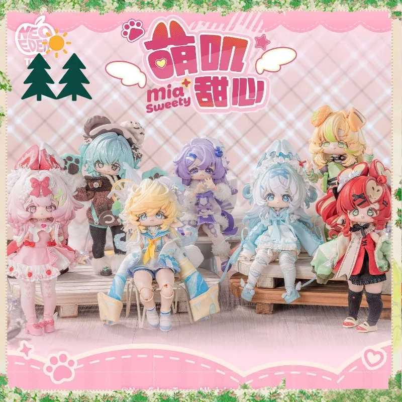 Original Neo Eden Toys Meng Ji Sweetheart Series 12-Point MJD Action Figure Blind Box Desk Ornament Collect Toys Girl Boys Gift