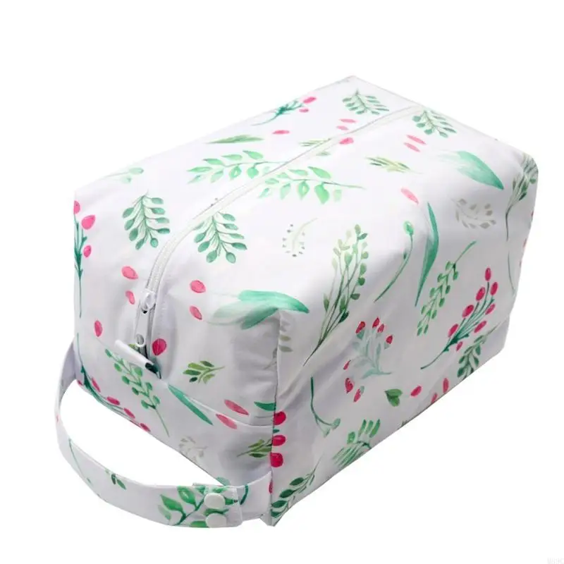 أكياس حفاضات قماشية قابلة لإعادة الاستخدام M89C للرطب والجاف، كبيرة الحجم معلقة مع أزرار لعربة الأطفال #3