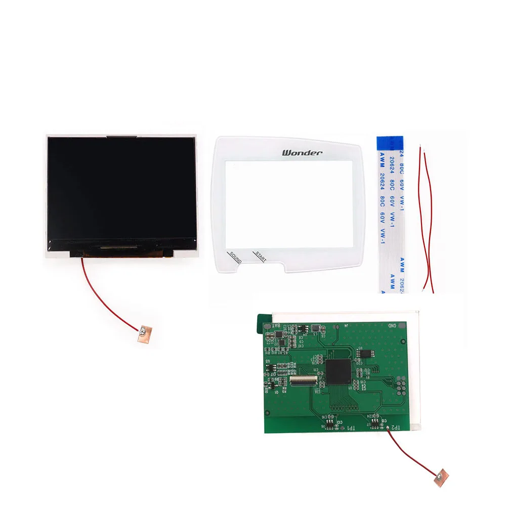 WSC WSC WSCC IPS LCD 스크린 DIY 키트 밴다이 원더스완 컬러 콘솔용 백라이트 밝기 조절 키트