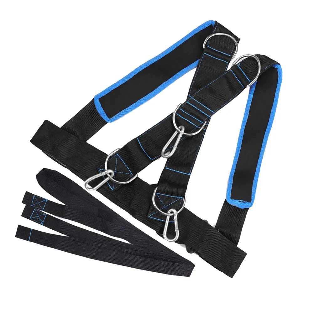 Heavy Duty Sled Harness for Tire Pull Drag Training – Padded Resistance Workout Equipment