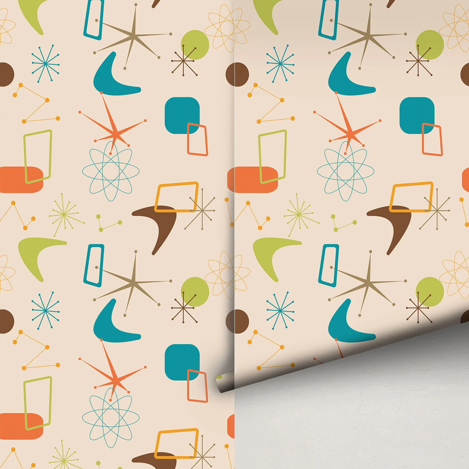 Abstract Geometric Peel and Stick Wallpaper Removable Contact Paper Vintage Wall Paper for Living Room Bedroom Drawer Cabinet