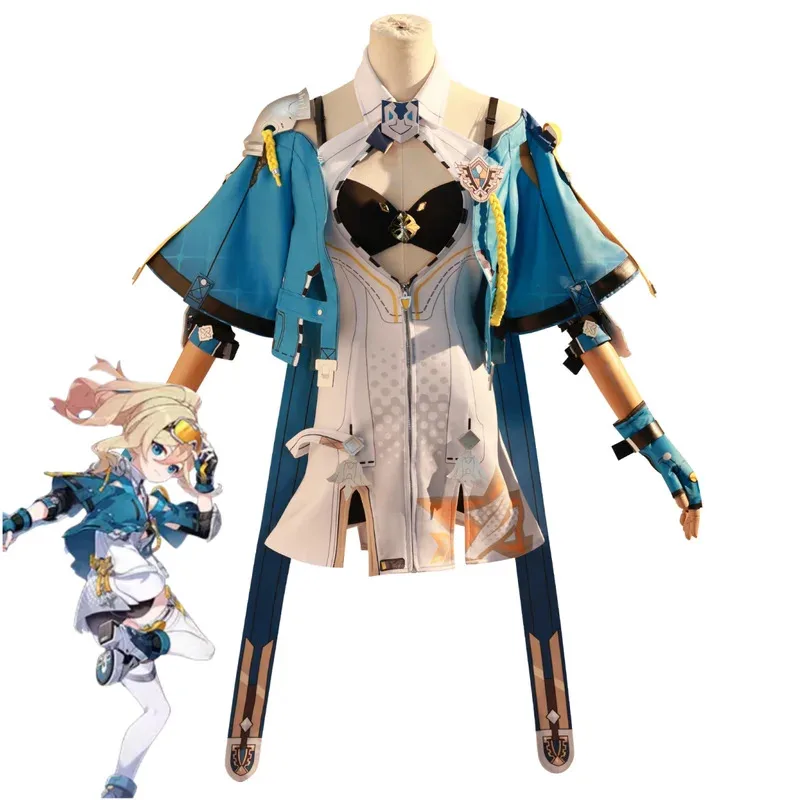 ชุดคอสเพลย์บิแอนก้า อตาเกินา จากเกม Honkai Impact 3 ชุดยุคเด็ก ชิคคาซัล ดูราันดัล พร้อมวิกผมครบชุด ชุดแฟนซีเซ็กซี่สำหรับงานคาร์นิวัล