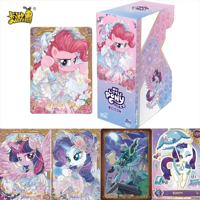 

KAYOU My Little Pony Вечные карты дружбы, серия Lunar Glow Vol.9, волшебные карты из золотой фольги, коллекционный подарок в стиле аниме