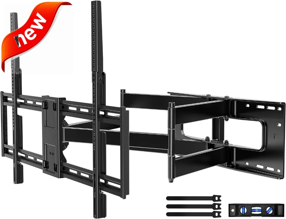 

Full Motion TV Wall Mount for 60-100 Inch TVs, 30.3 Inch Arm, VESA 800x600, Swivel Tilt, Heavy-Duty 165 lbs Bracket