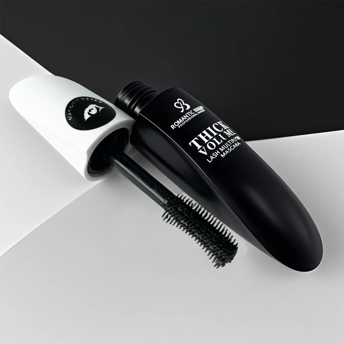 4D Fiber Thick Black Eyeliner: Waterproof, Durable, Curl, Anti - sweat Eyelash Styling Eye Makeup Cosmetics 12ml