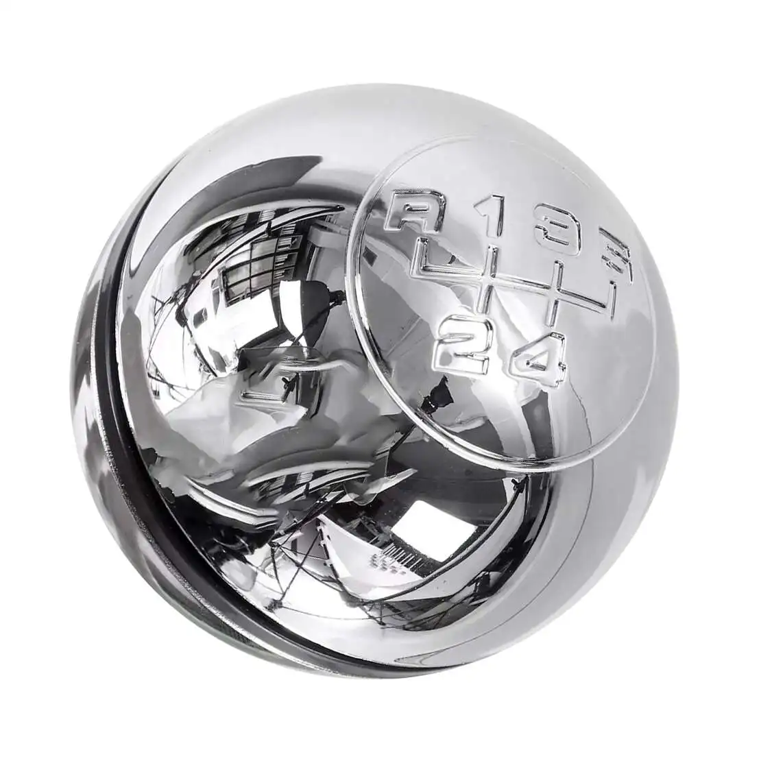 

Автомобильная хромированная 5-скоростная ручка переключения передач, головка рычага переключения передач 50294565 55346345, подходит для Alfa Romeo Giulietta 2010+