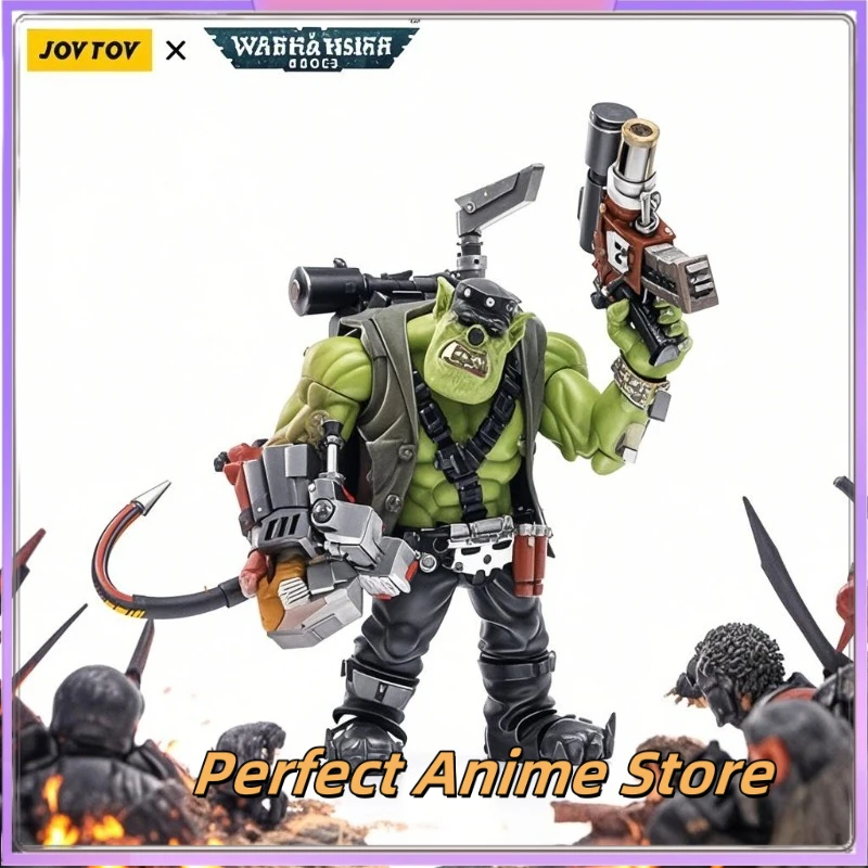 24-часовая доставкаJOYTOY Warhammer Heresy! Орк Варвар Легион Sentinel Снайпер Spitfire Подвижная модель солдата Игрушечное пятно