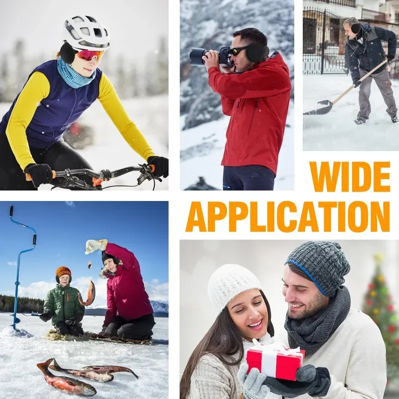 الشتاء للجنسين الدافئة الفراء غطاء للأذنين للرجال النساء المخملية الأذن يفشل رشاقته دفئا غطاء للأذن في الهواء الطلق الدراجات التزلج أفخم واقي أذن