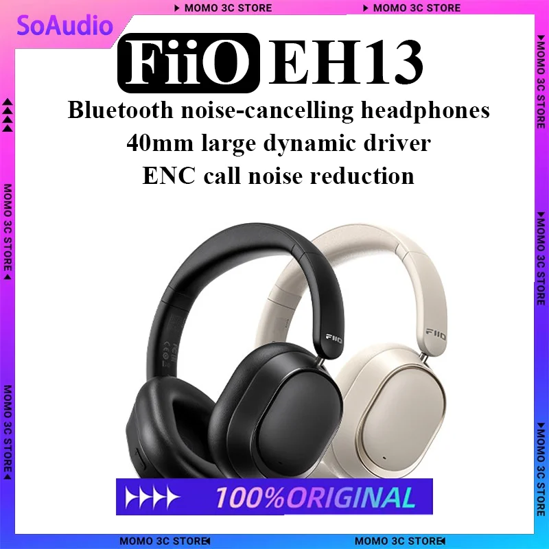 

Беспроводные наушники FiiO EH13 с шумоподавлением, микрофоном ENC, функцией снижения шума при звонках, поддержкой LDAC, SBC, 75 часов работы.
