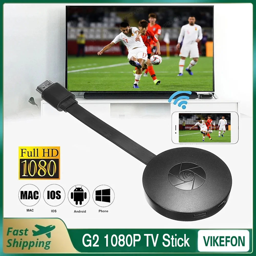 G2 1080P TV Stick For Display Screen Adapter HDMI-compatible Dongle Receiver for Android IOS Smart TV Box for Mirascreen Chrome