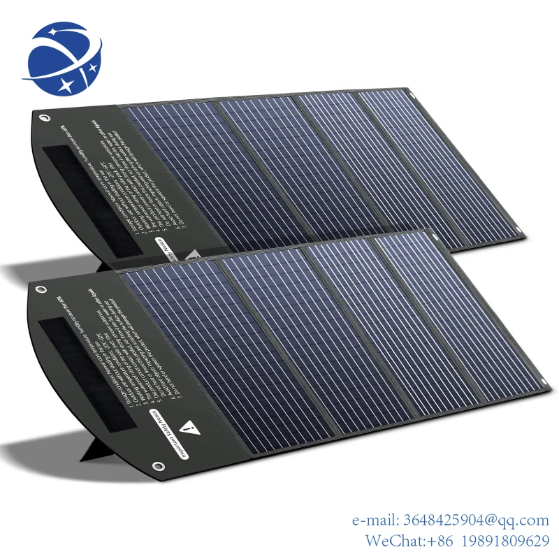 

YYHC ITEHIL 200W 12V-18V Foldable Monocrystalline Solar Panels For Campers Rvs Or As An Emergency Backup