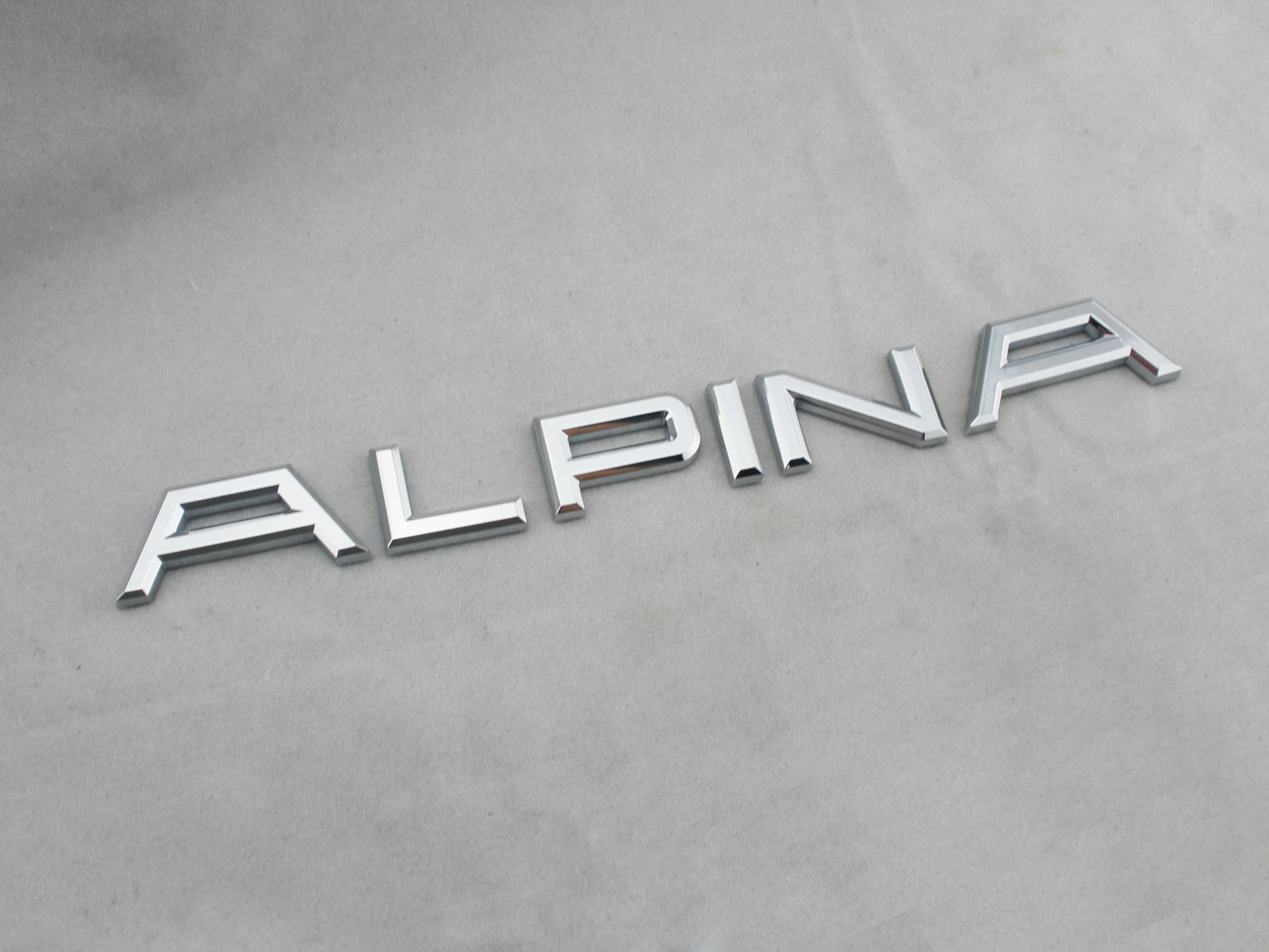 3D Plastic Badge ALPINA Logo Car Rear Trunk Fender Stickers Decals DIY Emblem  Car Styling Accessories