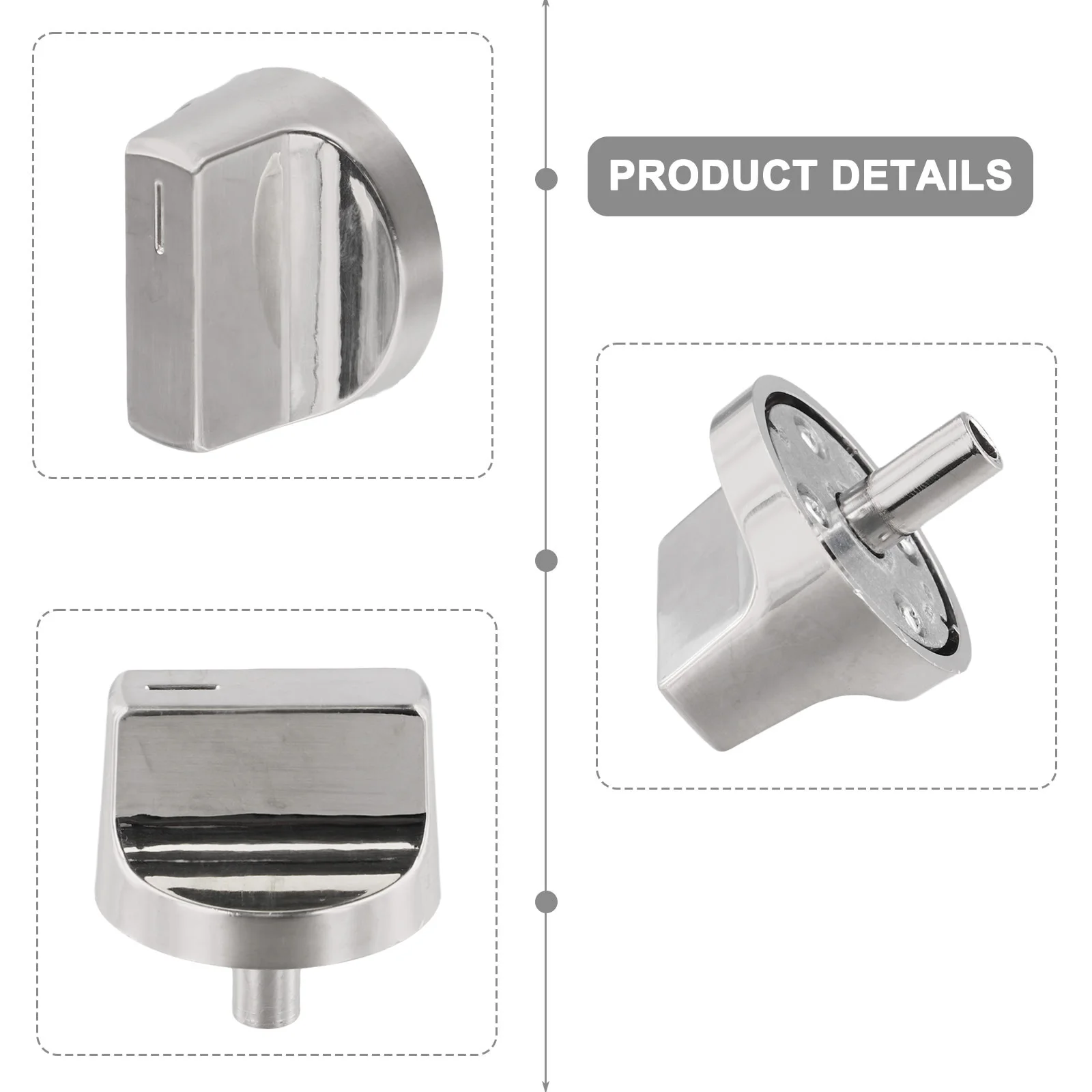 Cooktop Knob Replacement Parts For Kitchen Compatibility Reliable Reliable And Hard-wearing Sleek Design For W11122869