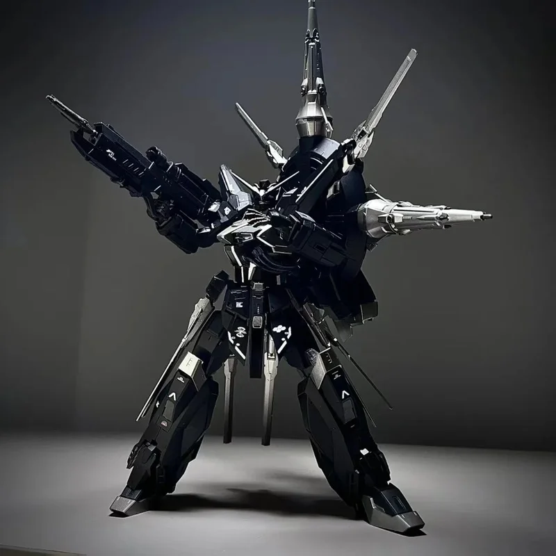 

New MG 1/100 Black Electroplated Providence Mobile Suit Plated Version Collectible Assembly Model Kit Action Figures Toys Gift