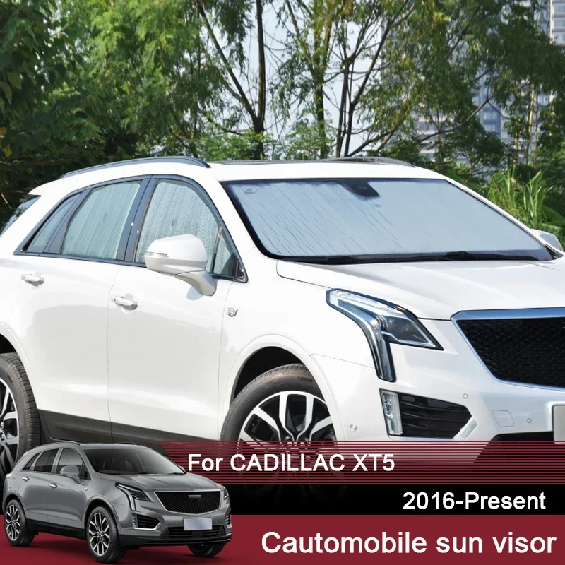 

Автомобильные солнцезащитные козырьки, защита от ультрафиолета, чехол для Cadillac XT5 2016-2025, оконная занавеска, солнцезащитный козырек, внутренние аксессуары для лобового стекла