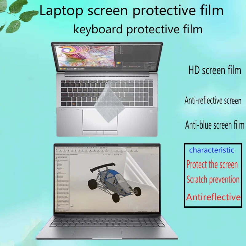 

Для HP ZBook Fury 16 G11 G10 G9 16-дюймовая пленка для экрана ноутбука, защитная пленка для дисплея высокой четкости, пленка для клавиатуры