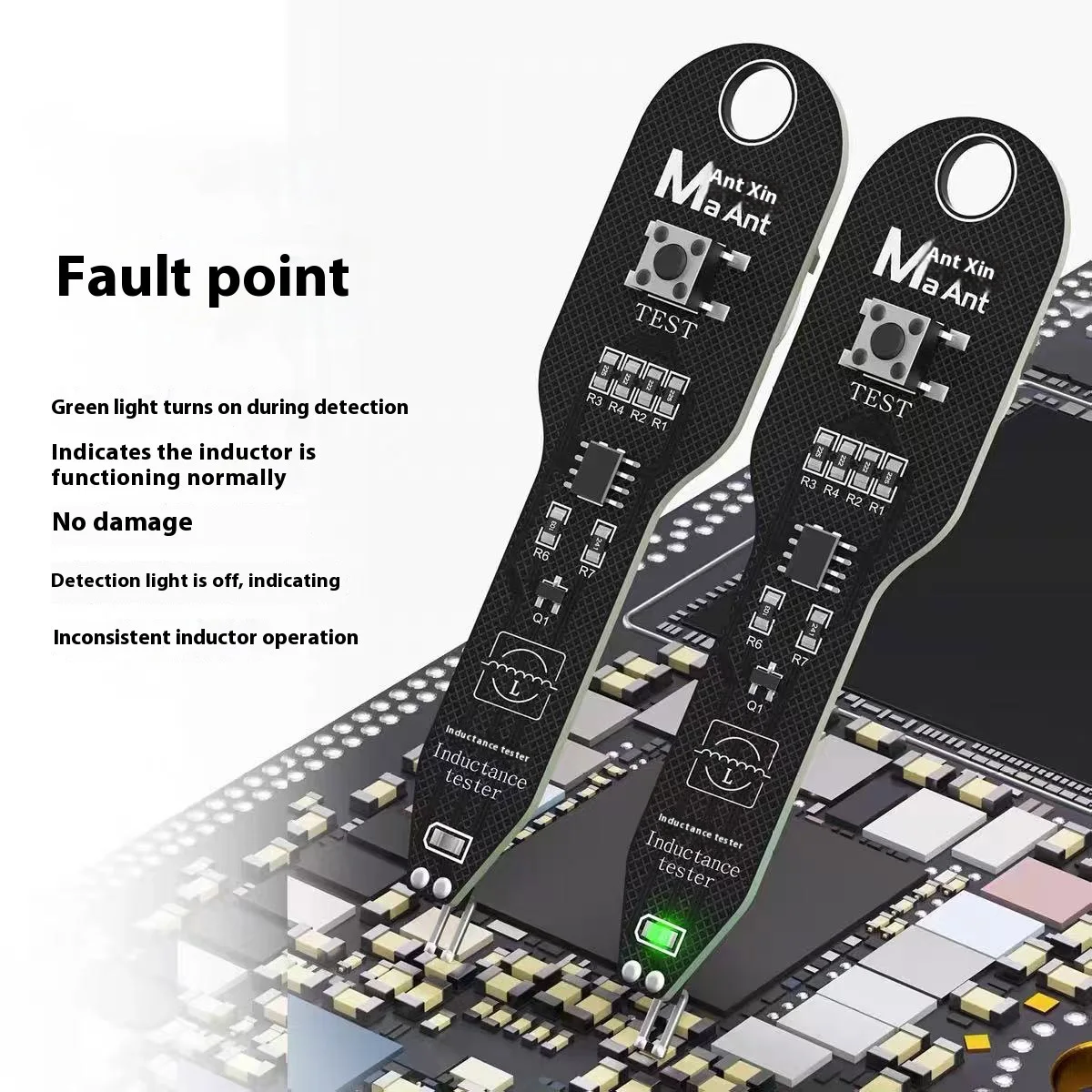 

MaAnt M093 Inductance Tester Motherboard Coil Tester Inductor Detector Repair Tool Electromagnetic Induction Quick Fault Check