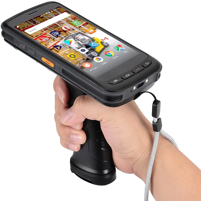 Warehouse PDA Android 11 OS 4G RAM 64G ROM Zebra 4710 Pistol Grip 1D&2D Barcode Scanner Chainway C72