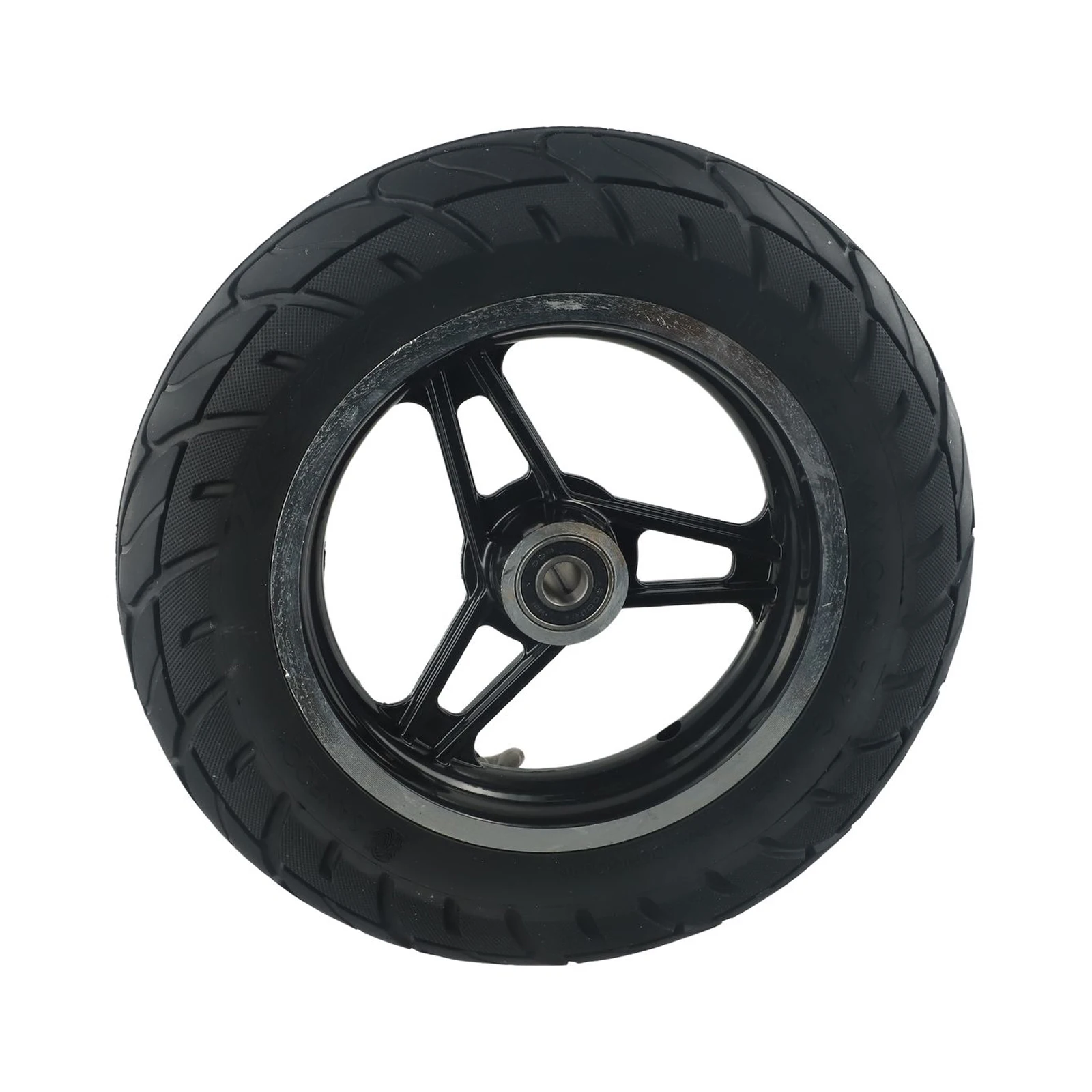 10x2 50 Solid Tyre with Wheel Hub Assembly for Electric Scooters, Easy Installation and Long lasting Performance