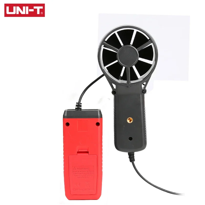 UNI-T UT363S Mini Anemometer Wind Speed Temperature Tester LCD Display Air Flow Speed MAX/AVG Measurement Wind Level 1~12