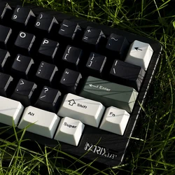 TUT Spring Ink Dye Sub Keycap Set thick PBT Cherry Profile for keyboard 87 tkl 104 ansi xd64 bm60 xd68 xd84 BM87 BM65