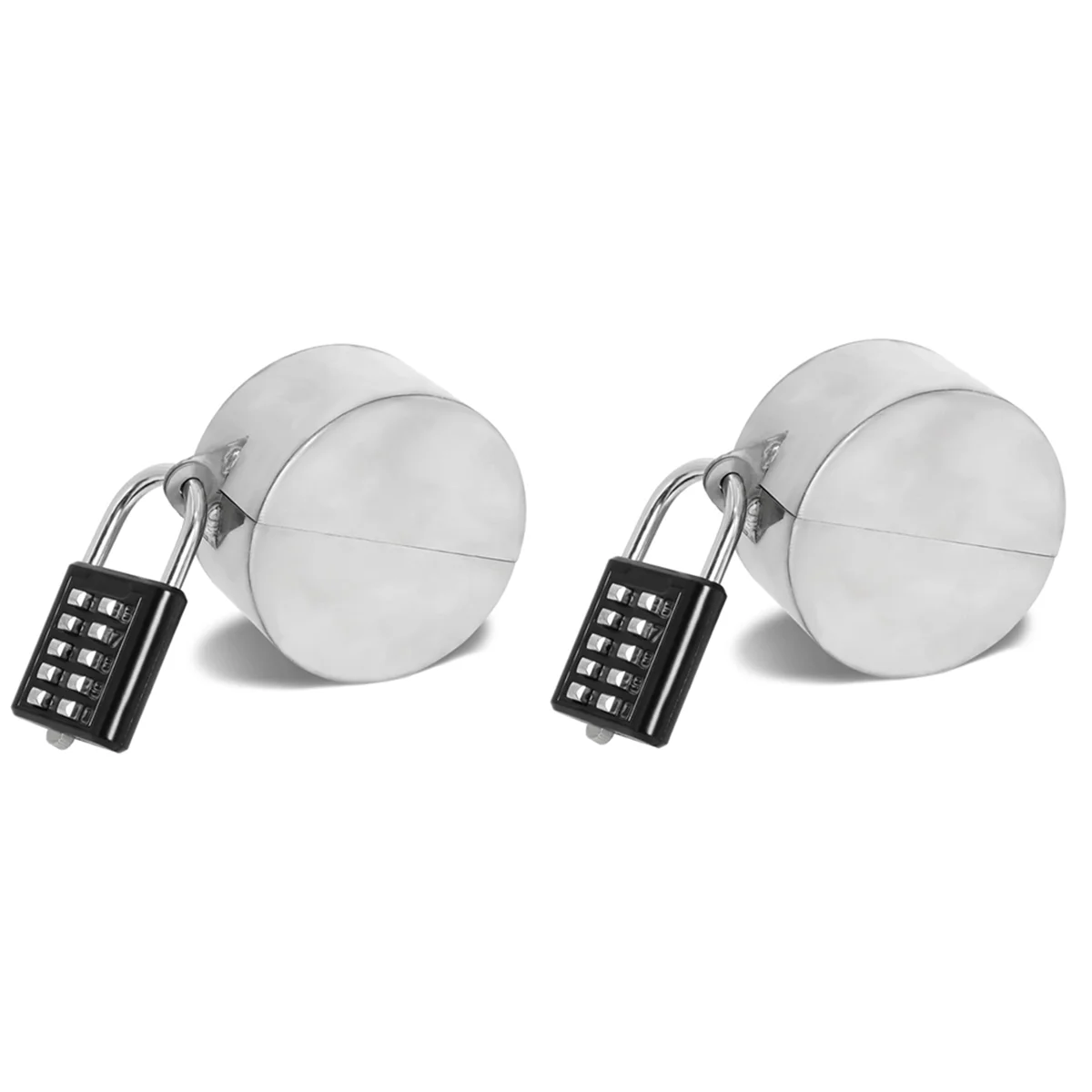 2025+ Gate Valve Locking Device (2 Set) Hose Bib Lock Outdoor Faucet, Water Faucet Lock for Door Knob, Outside Garden, Oil