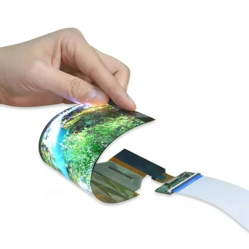 Paper Thin 6 Inch Amoled Flexible  Screen Display 1920*1080 Curved 360 Degree Foldable Rollable Wearable Devices LCD Panel