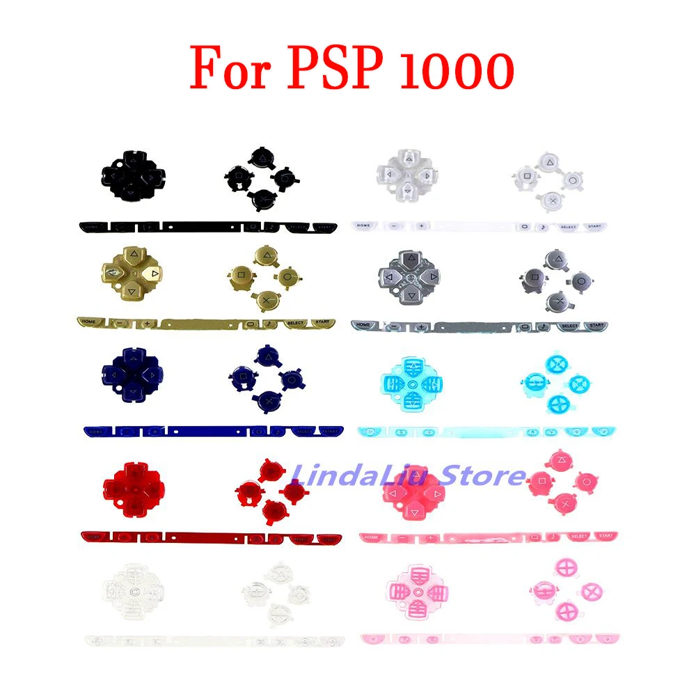 

30sets Multi color Left Right Buttons Key pad Set Repair ABXY buttons for PSP 1000 PSP1000 Game Console