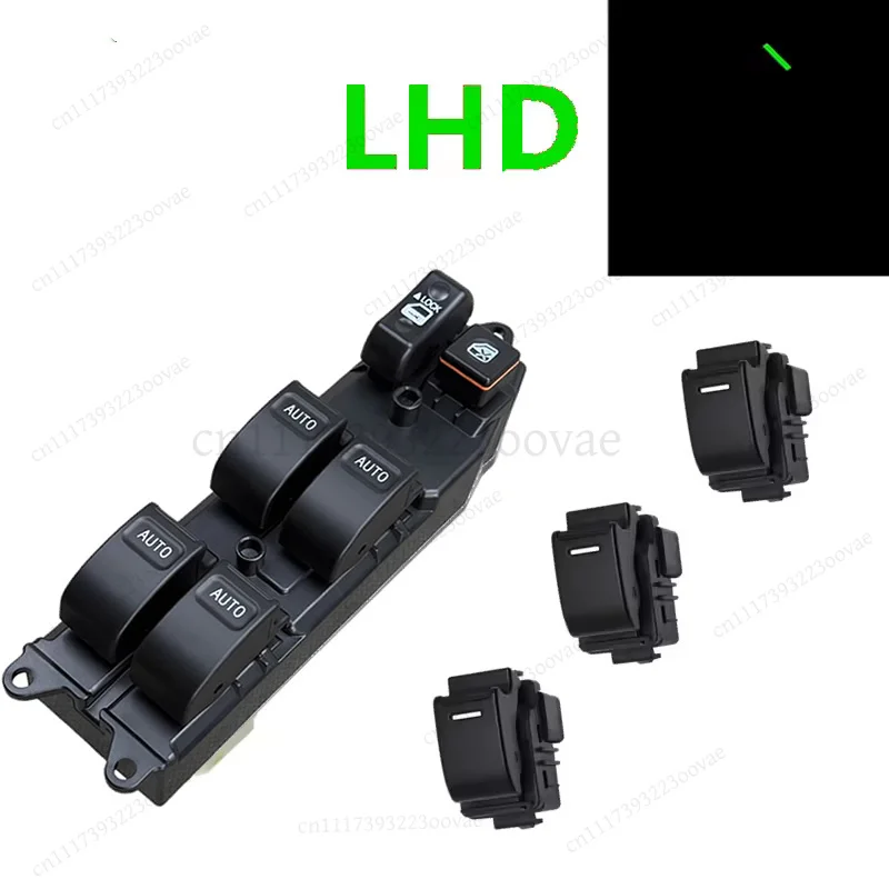 Auto LED Power Window Switch Backlight Button For Toyota Corolla 2004-2013 Vios 2002-2007 Hilux Vigo Fortuner 07-12