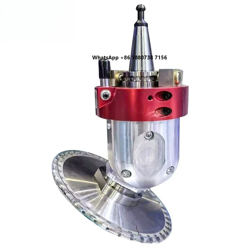 CNC Machining Center Accessories Engraving Machine Accessories High Precision Stable Angle Head Adjustable Angle  Head
