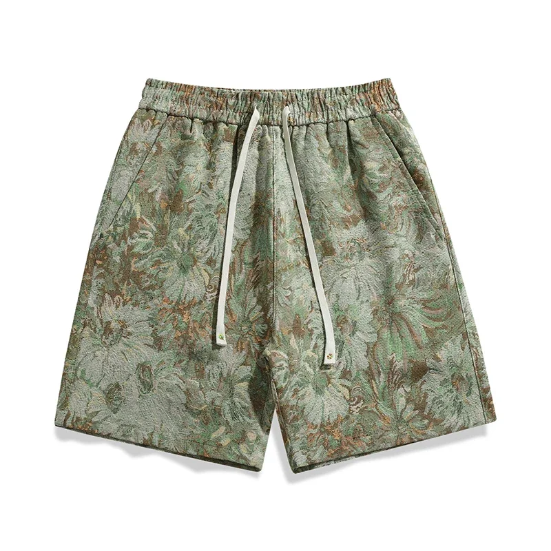 

Шорты винтажные мужские пляжные, модные шорты с принтом, мужские повседневные шорты в гавайском стиле, спортивные шорты для активного отдыха с эластичной резинкой на талии, большие размеры LX918