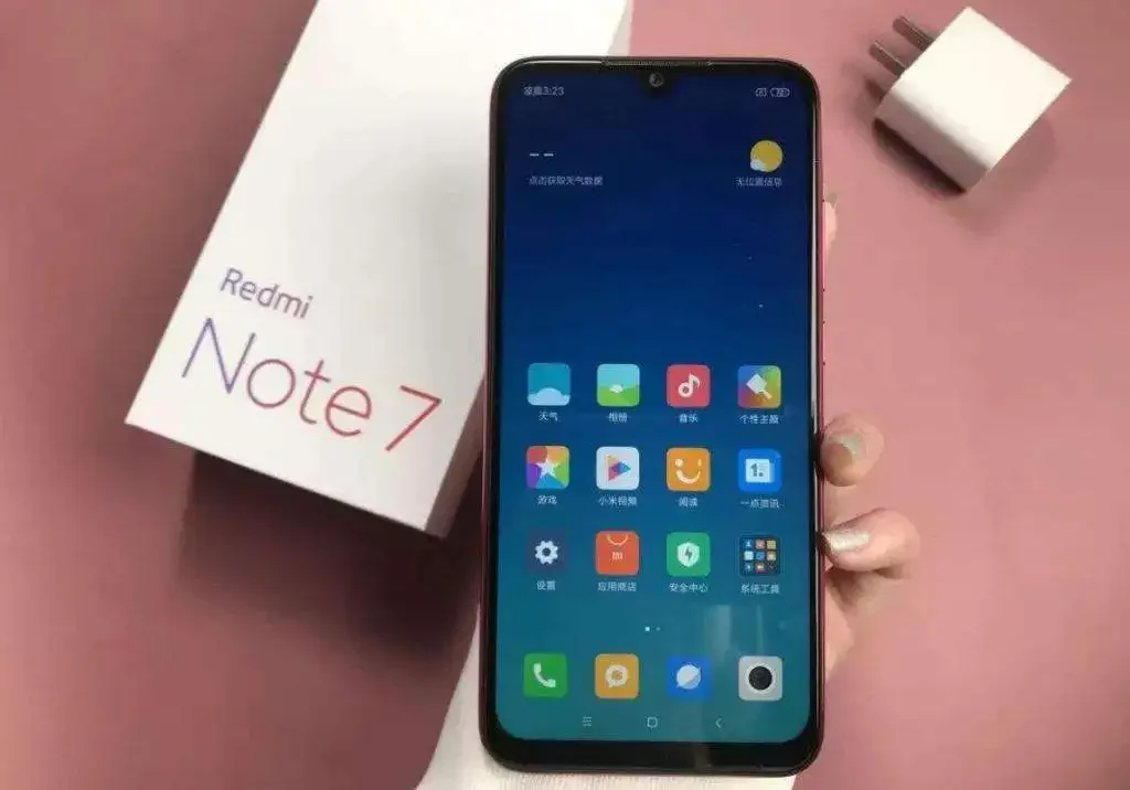 Xiaomi-Smartphone Redmi Note 7, téléphone portable, 4G, 64G, 6G, 64G, Snapdragon 660AIE, téléphone portable Android, caméra arrière 0MP + 5 MP, original, imprimé